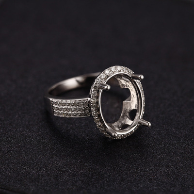 惠州市長興珠寶首飾批發 專業提供配NGTC證書56分天然南非鉆石戒指托及定制服務